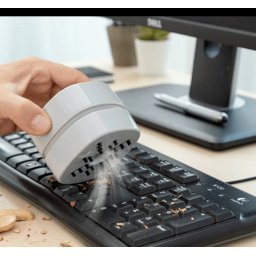 InnovaGoods mini hordozható asztali porszívó
