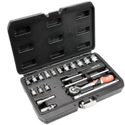 Yato 20 részes 1/4" dugókulcs készlet (3,5-14 mm)