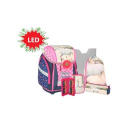 Spirit: Wild Horse mintás, LED-es iskolatáska 5 db-os szett