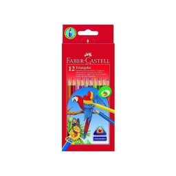 Faber-Castell: Háromszög alakú színes ceruza készlet - 12 darab