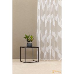 (2 méret) Tk4001 Jacquard-Fehér-280cm