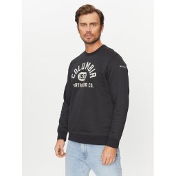 Columbia Pulóver Trek™ Crew Fekete Regular Fit