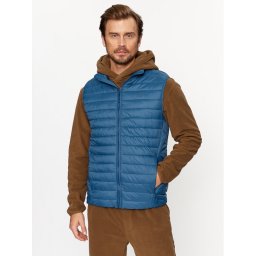 4F Mellény 4FAW23TVESM062 Kék Regular Fit