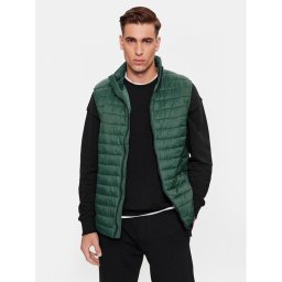 4F Mellény 4FAW23TVESM062 Zöld Regular Fit