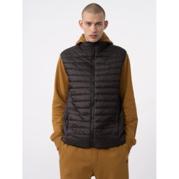 4F Mellény 4FAW23TVESM062 Barna Regular Fit