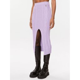 Patrizia Pepe Midi szoknya 2G0950/K140-M472 Lila Slim Fit