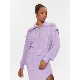 Patrizia Pepe Sweater 2K0203/K140-M472 Lila Regular Fit