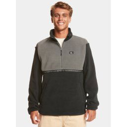 Quiksilver Polár kabát Taped Off Otlr EQYFT04808 Fekete Regular Fit