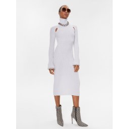Patrizia Pepe Kötött ruha 2A2640/K9O3A-W356 Szürke Regular Fit