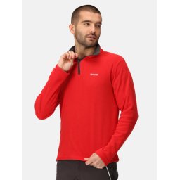 Regatta Polár kabát Thompson Fleece RMA021 Piros Regular Fit