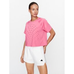 adidas Technikai póló BLUV Print Performance IL9578 Rózsaszín Loose Fit