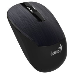 Genius NX-7015 fekete, egér, vezeték nélküli, optikai, 1600DPI, 3 gomb, kék szem érzékelő, USB, fekete, fekete