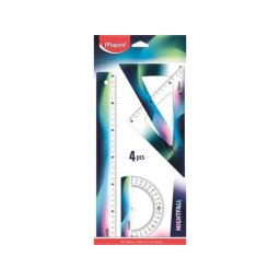 Maped: Nightfall vonalzó készlet - 4 darab