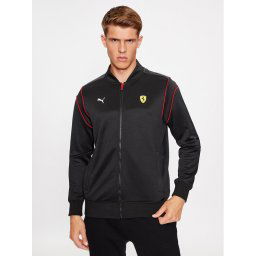 Puma Pulóver Ferrari Race Mt7 620936 Fekete Regular Fit