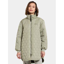 Didriksons Télikabát Gabbi 505048 Zöld Regular Fit