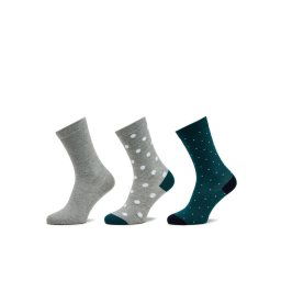 Pepe Jeans 3 pár uniszex hosszú szárú zokni Polkadot Cr 3P PLU30022 Szürke