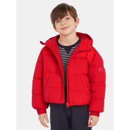 Tommy Hilfiger Pehelykabát New York KG0KG07551 Piros Relaxed Fit