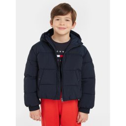 Tommy Hilfiger Pehelykabát New York KG0KG07551 Sötétkék Relaxed Fit