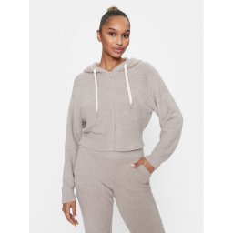 Ugg Pulóver Hana Zip Hoodie 1136871 Bézs Regular Fit