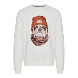 Blend Pulóver 20716060 Fehér Regular Fit