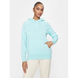 Under Armour Pulóver Ua Rival Fleece Hoodie 1379500 Türkizkék Loose Fit
