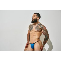 C4M Gtring-RoyalBlueOTS-M férfi tanga