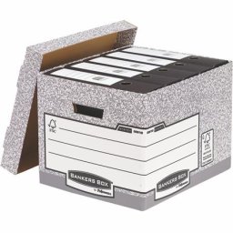 FELLOWES Archiválókonténer, karton, standard, "BANKERS BOX(R) SYSTEM by FELLOWES(R)"
