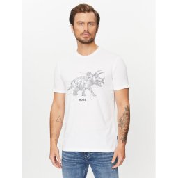 Boss Póló Terassic 50510376 Fehér Regular Fit