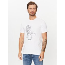 Boss Póló Terassic 50510376 Fehér Regular Fit