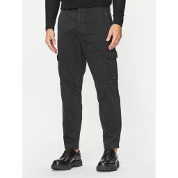Boss Szövet nadrág Sisla-5-Cargo 50501614 Fekete Regular Fit