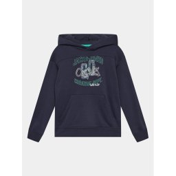 Jack&Jones Junior Pulóver 12243086 Sötétkék Loose Fit