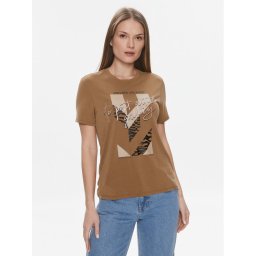 ONLY Póló 15307292 Barna Regular Fit
