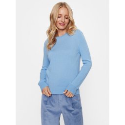 United Colors Of Benetton Sweater 10K1D107P Kék Regular Fit