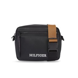 Tommy Hilfiger Válltáska Th Monotype Ew Reporter AM0AM11546 Fekete