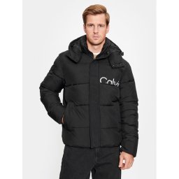 Calvin Klein Jeans Pehelykabát Essentials J30J323708 Fekete Regular Fit