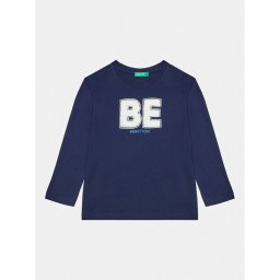 United Colors Of Benetton Blúz 3ATNG10B9 Sötétkék Regular Fit