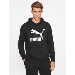Puma Pulóver Classics Logo 530084 Fekete Regular Fit