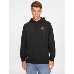 Puma Pulóver Downtown Graphic 622985 Fekete Regular Fit