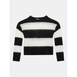 United Colors Of Benetton Sweater 126QQ104P Fekete Regular Fit
