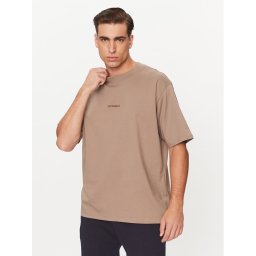 New Balance Póló Athletics Linear T-Shirt MT33560 Barna Regular Fit