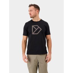 Didriksons Póló D-Logo Usx T-Shirt 505096 Fekete Regular Fit