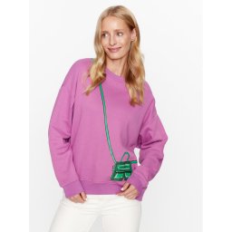 KARL LAGERFELD Pulóver 236W1830 Rózsaszín Regular Fit