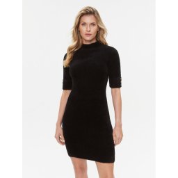 Morgan Kötött ruha 232-RMORIK Fekete Slim Fit