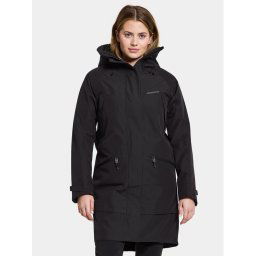 Didriksons Parka Ilma Wns Parka 8 504813 Fekete Regular Fit
