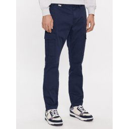 Tommy Jeans Szövet nadrág Austin DM0DM17678 Sötétkék Slim Fit