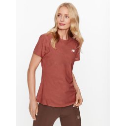 New Balance Technikai póló Q Speed Jacquard Short Sleeve WT33281 Piros Regular Fit