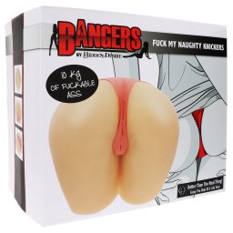 Bangers Fuck My Naughty Knickers műpopsi (ajándék EasyGlide 500 ml síkosítóval)