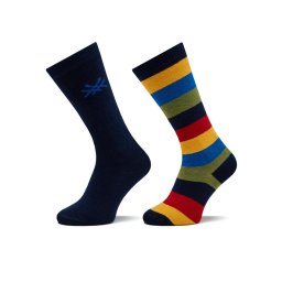 United Colors Of Benetton 2 pár hosszú szárú unisex zokni 6AO30702B Színes