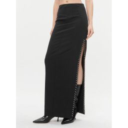 Patrizia Pepe Maxi szoknya 2G0955/A360-K103 Fekete Regular Fit