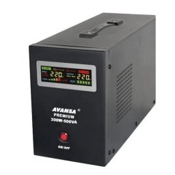 Tartalék tápegység keringtető szivattyúkhoz AVANSA UPS 300W 12V, tiszta szinuszos szünetmentes táp